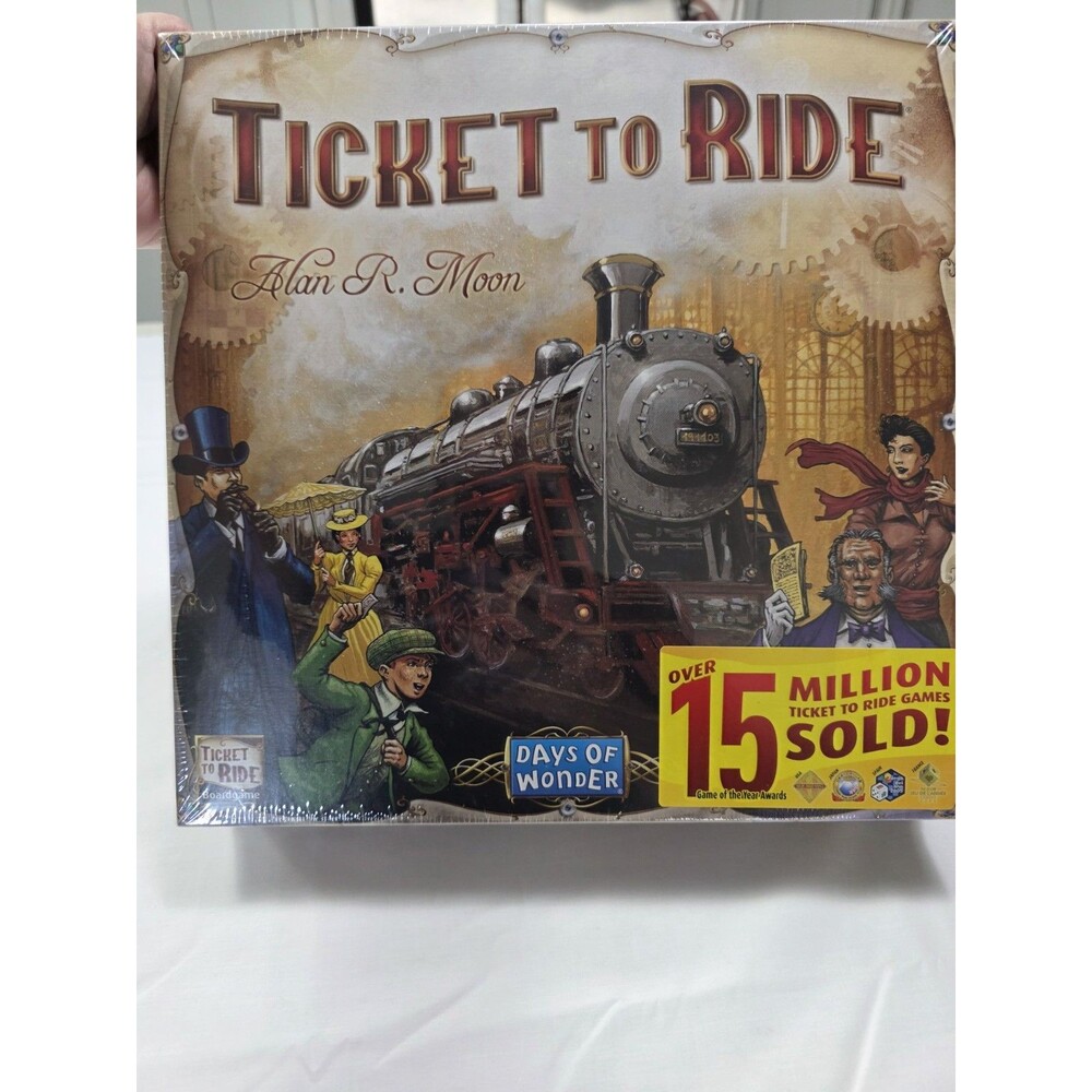 TICKET TO RIDE Board Game Alan R. Moon Days of Wonder BRAND NEW - Sealed